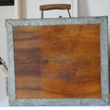 Painter's case in walnut and metal early XX