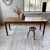 Walnut farm table 185 cm