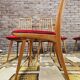 Set of 6 teak chairs by Ernst Martin Dettinger 1960