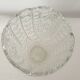 Large Art Deco Style Cut Crystal Glass Vase - Vintage