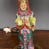 Table lamp. Porcelain, hand-painted.