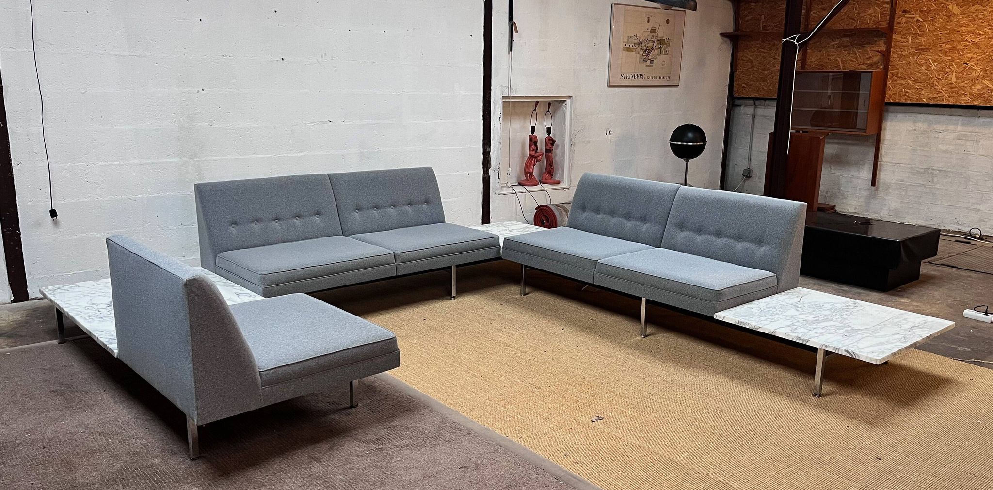 Ensemble de canapé modèle "Modular" de George Nelson, édition Herman Miller