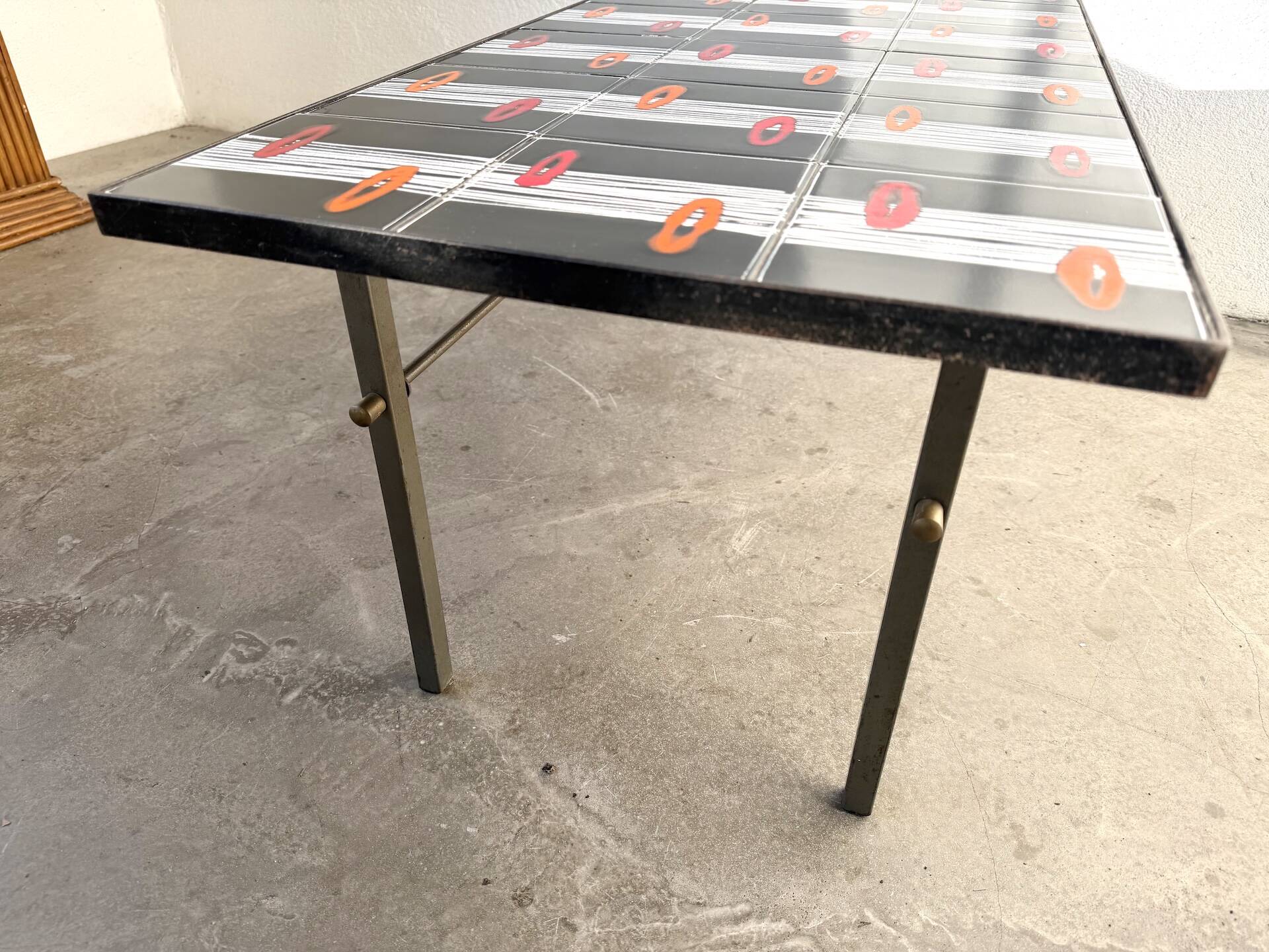 Glazed ceramic coffee table, Robert & Jean Cloutier ZG2, 1970s