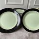 Dinner Service Year 50/60 Earthenware of Salins 53 Pieces Mint Black