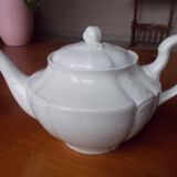 White porcelain teapot