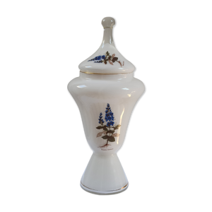 Pot apothicaire opaline vintage