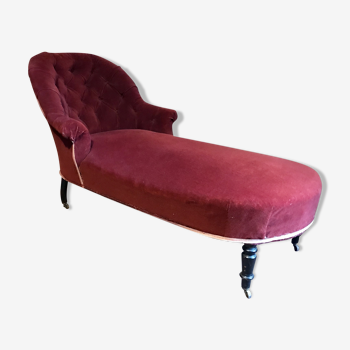 Velvet side chair