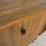 Modernist teak enfilade by Philippon Lecoq, vintage 1960s.