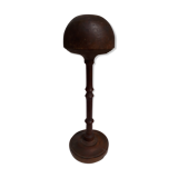 Wooden hat holder turned