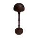 Wooden hat holder turned