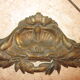 Fronton ancien en bronze
