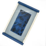 1960s mid-century modern tray, Holzsieb BT Wasungen, Germany