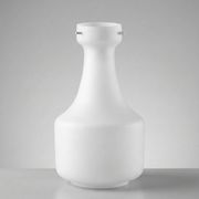 White opaline lampshade from the 1960s