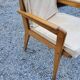 Pair of armchairs from the 50s free-span in blond beech