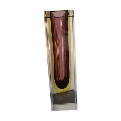 Vase soliflore Sommerso Murano, années 1960