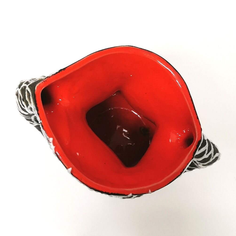 Vallauris 'spaghetti' ceramic vase