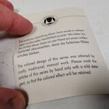 Yellow glass vase from German Walther glass estimated 1970-80s.