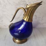 Carafe verre et laiton
