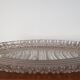 Plat en verre vintage