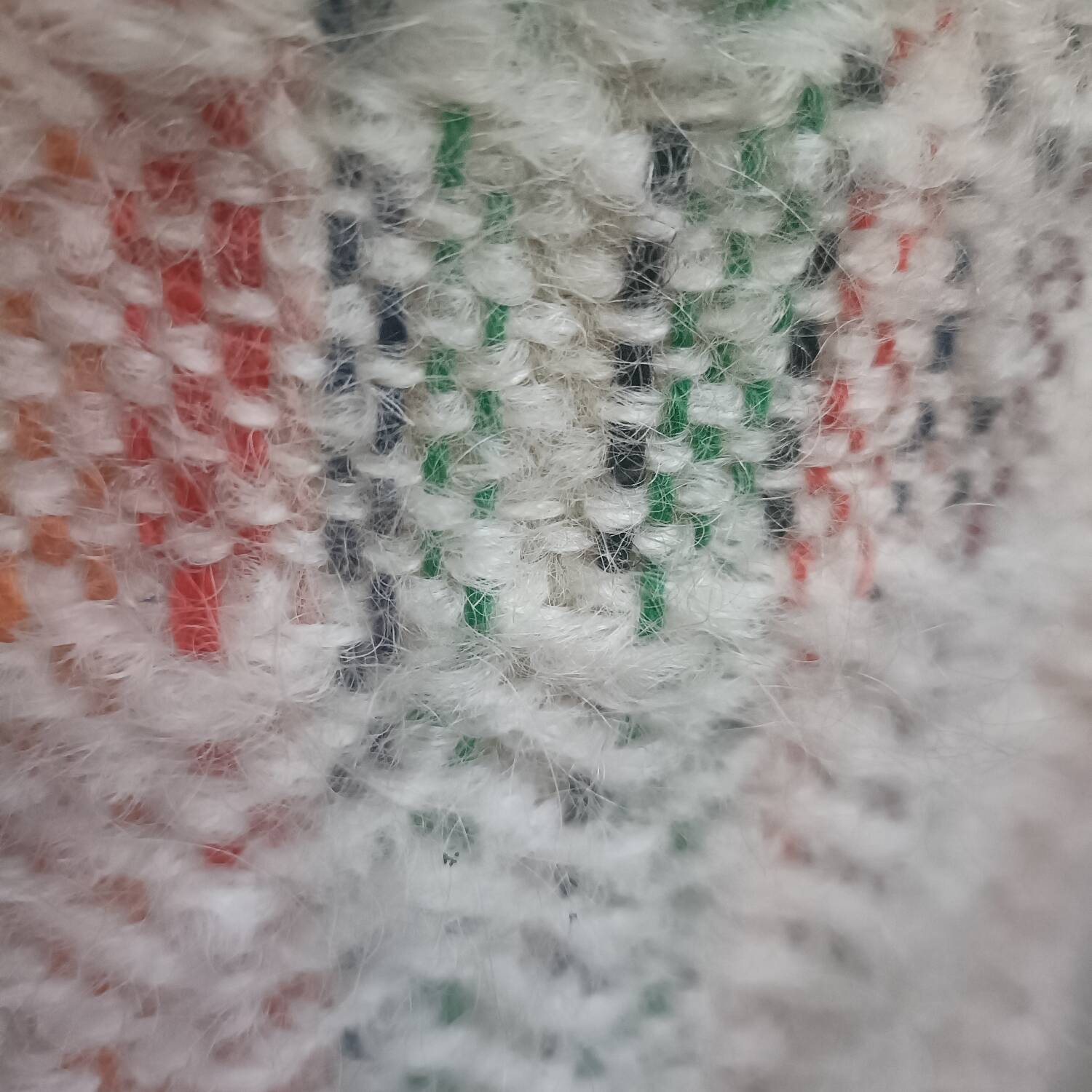 Ceramic and wool lamp, signature