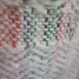 Ceramic and wool lamp, signature