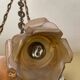 Art deco alabaster pendant light