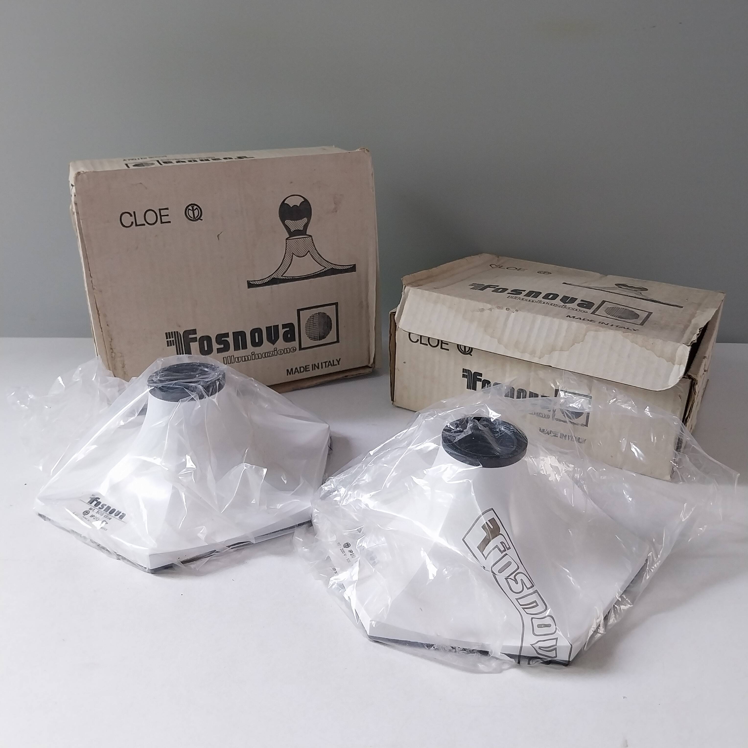 Pair of Italian sconces by Fosnova 80's