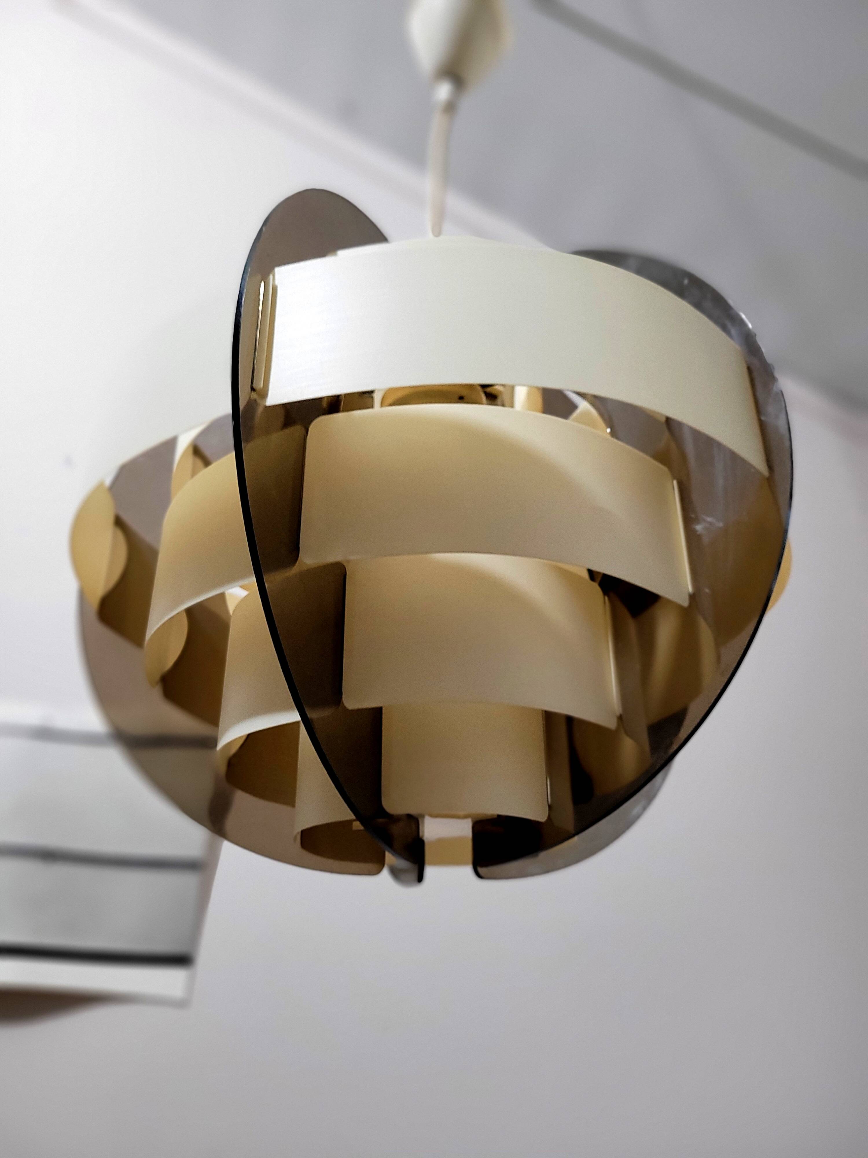 Sculptural suspension attributed to Fleming Brylle and Preben Jacobse