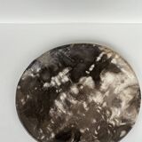Dish in petrified wood