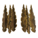 Brutalist Brass Wall Lamps by Svend Aage Holm Sørensen, Denmark 1960s