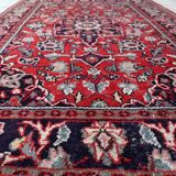Handmade vintage Persian Hamadan rug 132cm x 196cm, 1950s