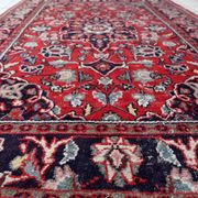 Handmade vintage Persian Hamadan rug 132cm x 196cm, 1950s