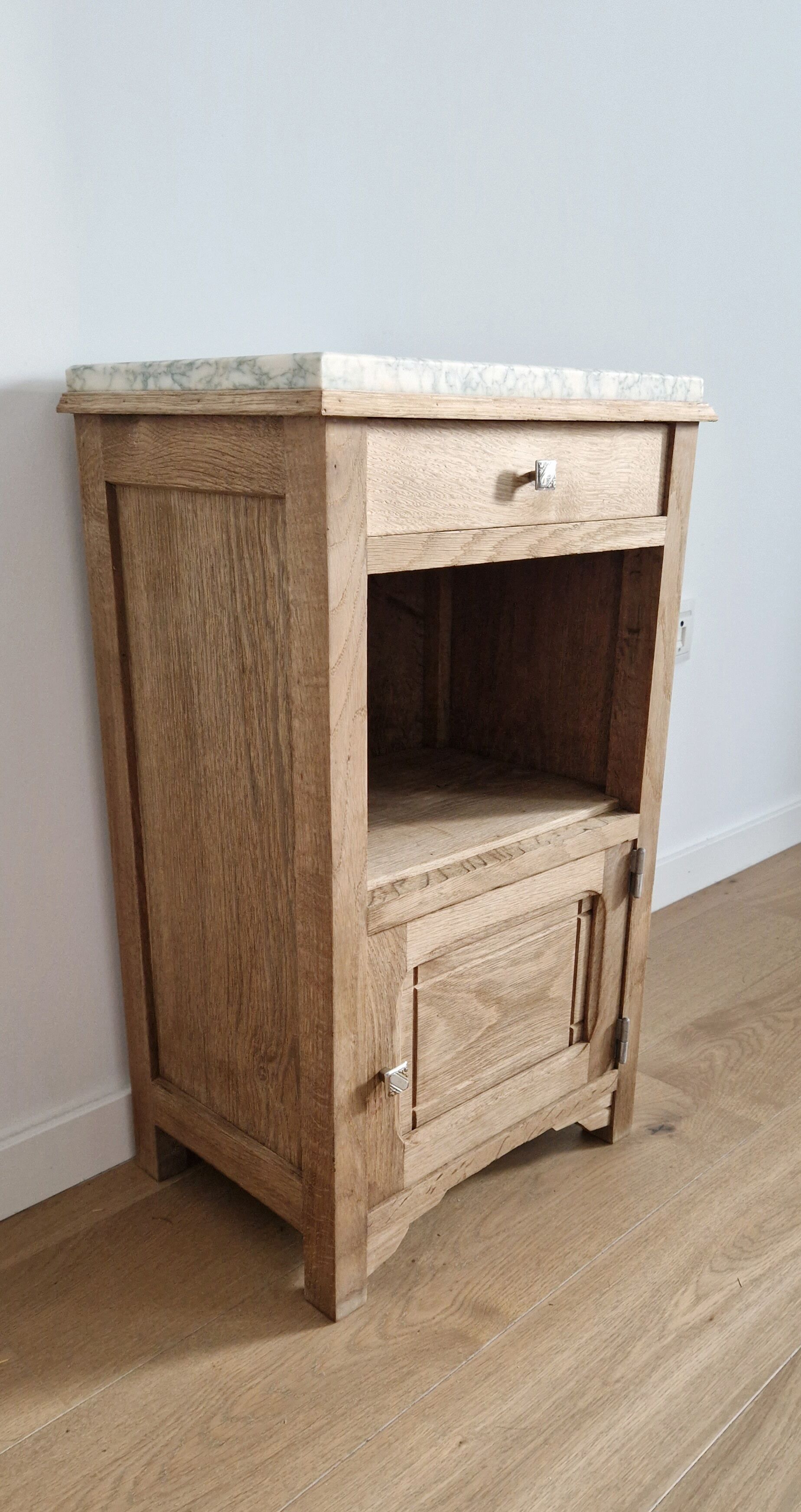Meuble chevet art déco chêne 1920
