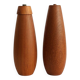 Restored teak pepper crusher / mill & salt shaker set by Wiggers / 1960s / mid-century Danish modern design