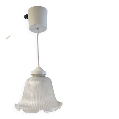 Lampe baladeuse en verre style Art-déco - mid. XXeme