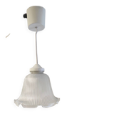 Lampe baladeuse en verre style Art-déco - mid. XXeme