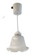 Lampe baladeuse en verre style Art-déco - mid. XXeme