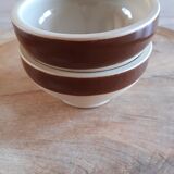 Set of 2 Digoin stoneware cups