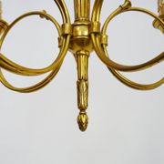 Chandelier Aux Trompes de Chasses in bronze 5 lights Louis XVI-Directoire style