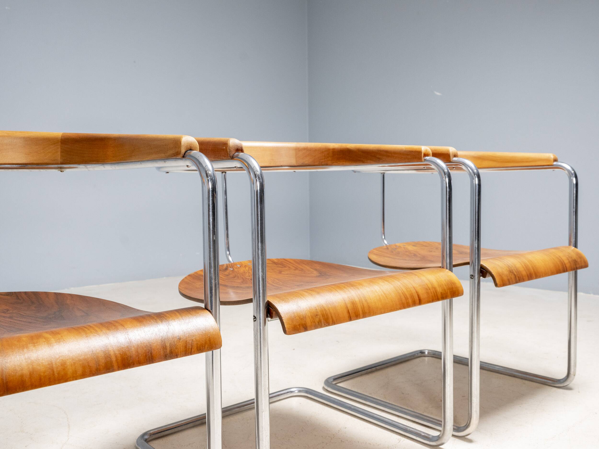 Functionalist Console Armchair, Jindřich Halabala, 1930s, UP Rousínov