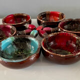 6 Vallauris cups