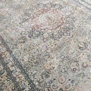 Tapis persan classique antique bleu clair 10x13, 296x386 cm