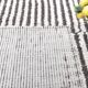 4x10 Brown & White Striped Vintage Runner Rug, 131x303Cm