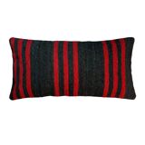 Vintage turkish kilim cushion cover , 30 x 60 cm