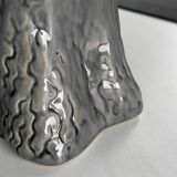 Vintage grey poodle-shaped pitcher – Zoomorphic ceramic carafe