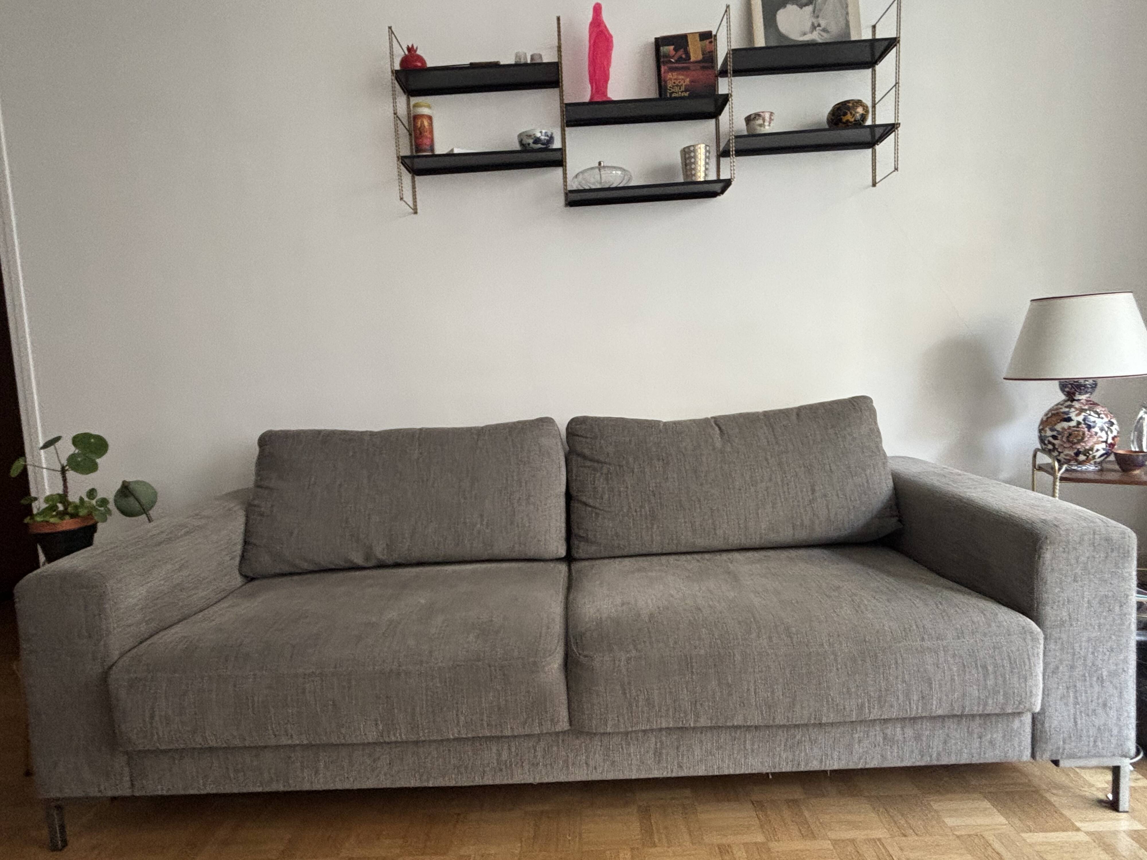 Fixed 3-seater sofa