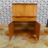Secretary scandinavian vintage teak design 1960
