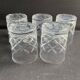 5 verres à whisky – Cristal taillé