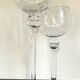 Duo of xl tealight holders in vintage crystal