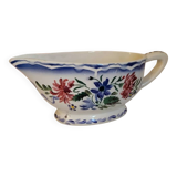 Old Sarreguemines ELORN Earthenware Sauce Boat